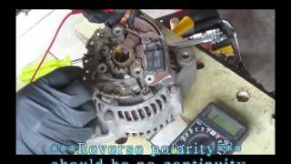 How to replace diagnose and repair Toyota Alternator  Disassemble and Reassemble [upl. by Naillik]