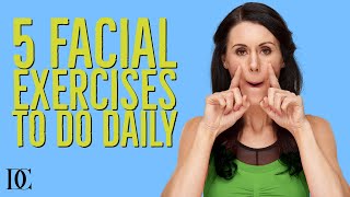 5 Facial Exercises To Do Daily [upl. by Dania943]