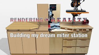 Miter Saw Station Build for Bosch GCM12SD [upl. by Nogem755]