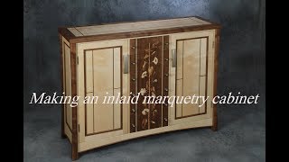 Marquetry cabinet building process [upl. by Calley]