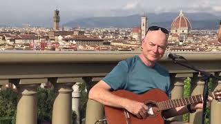 Florence Italy 🇮🇹 Playing guitar for tourists [upl. by Leblanc873]