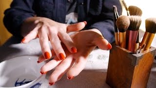 Relaxing Brush Cleaning  ASMR Hands Slight Tapping amp Tinkles [upl. by Akiehsal867]