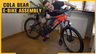 The BEST Mountain Bike 750W Mid Drive  Accolmile Cola Bear  Unbox and Assembly [upl. by Nahtnanhoj781]