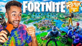 REACCIONANDO A FORTNITE CAPÍTULO 2 REMIX  TheGrefg [upl. by Anitteb704]