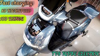 Tvs iqube electric scooter fast charging 💪♥️ 2024 new smart x connect ♥️ [upl. by Ekusuy]