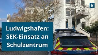 Ludwigshafen SEKEinsatz an Schulzentrum [upl. by Roobbie]