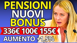 PENSIONI Bonus Aumenti e Tredicesima per Invalidi e Pensioni Minime [upl. by Ronile169]