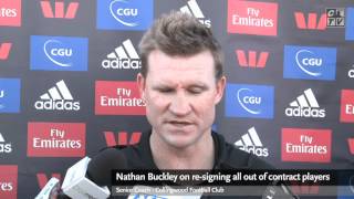 CTV  Nathan Buckley press conference [upl. by Ashatan]