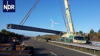 Einmaliger Bau Eine Brücke über das A20Loch  die nordreportage  NDR Doku [upl. by Joris783]