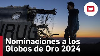 Globos de Oro 2024 La sociedad de la nieve nominada como mejor película en habla no inglesa [upl. by Ez94]