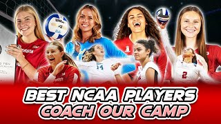 Best NCAA Players Coach Our Volleyball Camp [upl. by Erich]