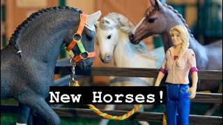 New Horses at Silver Star Stables  Short Schleich Movie [upl. by Row]