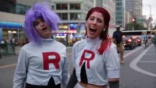 Team Rocket Invades Pokemon Go in New York City [upl. by Lanahtan]