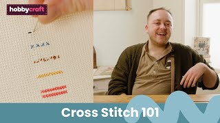 Cross Stitch for Beginners  Get Started in Cross Stitch  Hobbycraft [upl. by Hsreh]