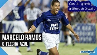 Marcelo Ramos o Flecha Azul Alguns Gols do Artilheiro do Cruzeiro [upl. by Sajet]