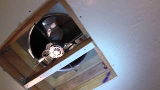 Installation of an Air Vent Whole House Fan [upl. by Newcomb]