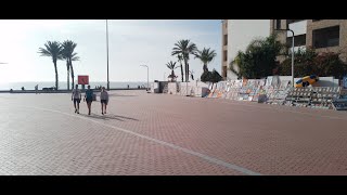 Agadir Morocco 2024 Watch the beauty of the citys corniche before sunset [upl. by Erehs]