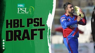 HBL PSL Draft Announcement  Tabraiz Shamsi HBLPSL9 [upl. by Seyler]