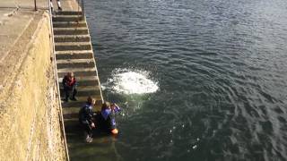 Pier Jumping at St Andrews [upl. by Mattah847]