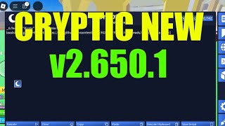 Download Cryptic v26501 Terbaru  Executor Roblox  Anti FC [upl. by Torrance]