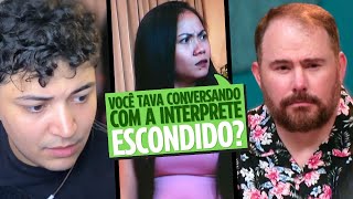 as revelações finais dos casais de 90 dias para casar  David estava conversando com a interprete [upl. by Hgielrac]