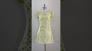 Polka dot dress  easytosew dress fashion style [upl. by Elwee]