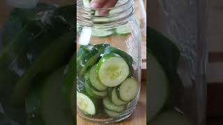 How to make Lacto fermented Cucumbers shorts [upl. by Lyrehs535]