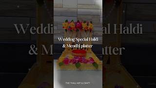 HaldiampMehndi plattertrendingweddingphotographyhaldiceremonymehndiceremonyviralvideospecialdays [upl. by Adine]