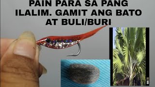 PA IN PARA SA PANG ILALIM GAMIT ANG BATO at BURIBULI  LURE FOR THE BOTTOM USING STONE [upl. by Inessa]