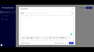 How to create an email sequence in SalesHandy 30 [upl. by Lemmor251]