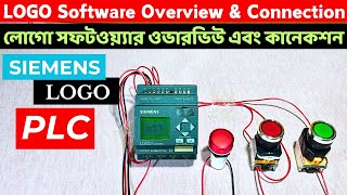 LOGO PLC Software Overview amp Connection  লোগো পি এল সি সফটওয়্যার ওভারভিউ এবং কানেকশন [upl. by Nylkaj]