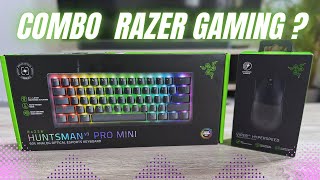 RAZER HUNTSMAN v3 mini PRO amp VIPER v3  le COMBO GAMER [upl. by Iniffit229]