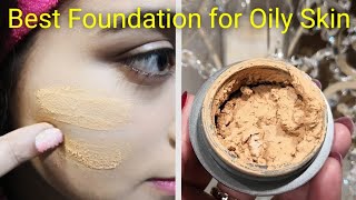 Best Foundation for Oily Skin amp Open Pores Matte Sweat amp Oil Proof Full Coverage MAKEUP [upl. by Skyla166]