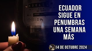 🔴 SEMANA CRÍTICA PARA ECUADOR LOS APAGONES SE EXTIENDEN Y LAS HIDROELÉCTRICAS NO OPERAN [upl. by Kore]