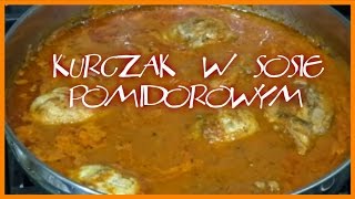 Kurczak w sosie pomidorowym 🍤 Krok po kroku 🍲 CZERWCOWA LENKA GOTUJE [upl. by Sorrows]