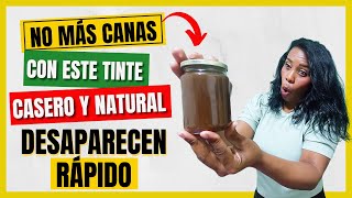 TINTE CASERO y NATURAL Para CUBRIR Las CANAS Con Solo 2 Ingredientes [upl. by Ardnasyl]