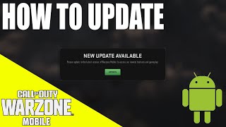 HOW TO UPDATE WARZONE MOBILE  ANDROID  IOS [upl. by Kenison321]