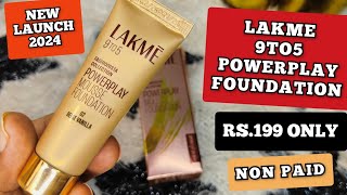 Lakme 9to5 Powerplay Mousse Foundation  New Launch 2024  Lakme Foundation  2024 [upl. by Witcher342]