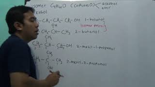 Cara membuat Isomer Alkohol propanol butanol dan pentanol [upl. by Nahseez741]