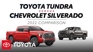 2022 Toyota Tundra vs 2022 Chevy Silverado  Toyota [upl. by Ojillib]