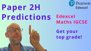 Edexcel IGCSE Maths Paper 2H Predictions [upl. by Anaidiriv]