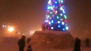 Christmas Tree in Yakutsk the Worlds Coldest City [upl. by Bakki439]