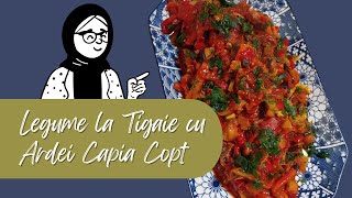 Rețetă Ușoară de Legume la Tigaie cu Ardei Capia Copt  Gătit Rapid și Delicios [upl. by Kcirddet]