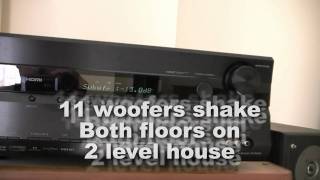 11 Woofers Shaking Both Floors On 2 Level House [upl. by Goren807]