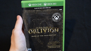 Unboxing The Elder Scrolls IV Oblivion GOTY XBOXOne  360 Rerelease [upl. by Ernesta]