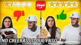 PEDIMOS LA MEJOR Y LA PEOR COMIDA PUNTUADA DE IFOOD I MIRA LO QUE PASÓ 😱 [upl. by Dieter]