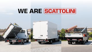 We are SCATTOLINI  Light Commercial Vehicles  Tipper Dropside amp Box [upl. by Nwahsed]