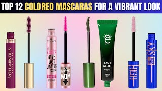 12 Colored Mascaras That Will Instantly Brighten Your Makeup and Mood [upl. by Nettle]