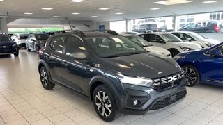 Présentation essai statique NOUVELLE DACIA SANDERO STEPWAY CONFORT 2023 TCE 90 ch BVM6 [upl. by Aticnemrac975]