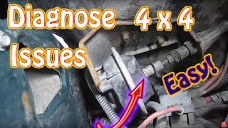 How to Diagnose and Repair Chevy Blazer and GMC Jimmy 4WD \ 4x4 Issues [upl. by Aneeras]